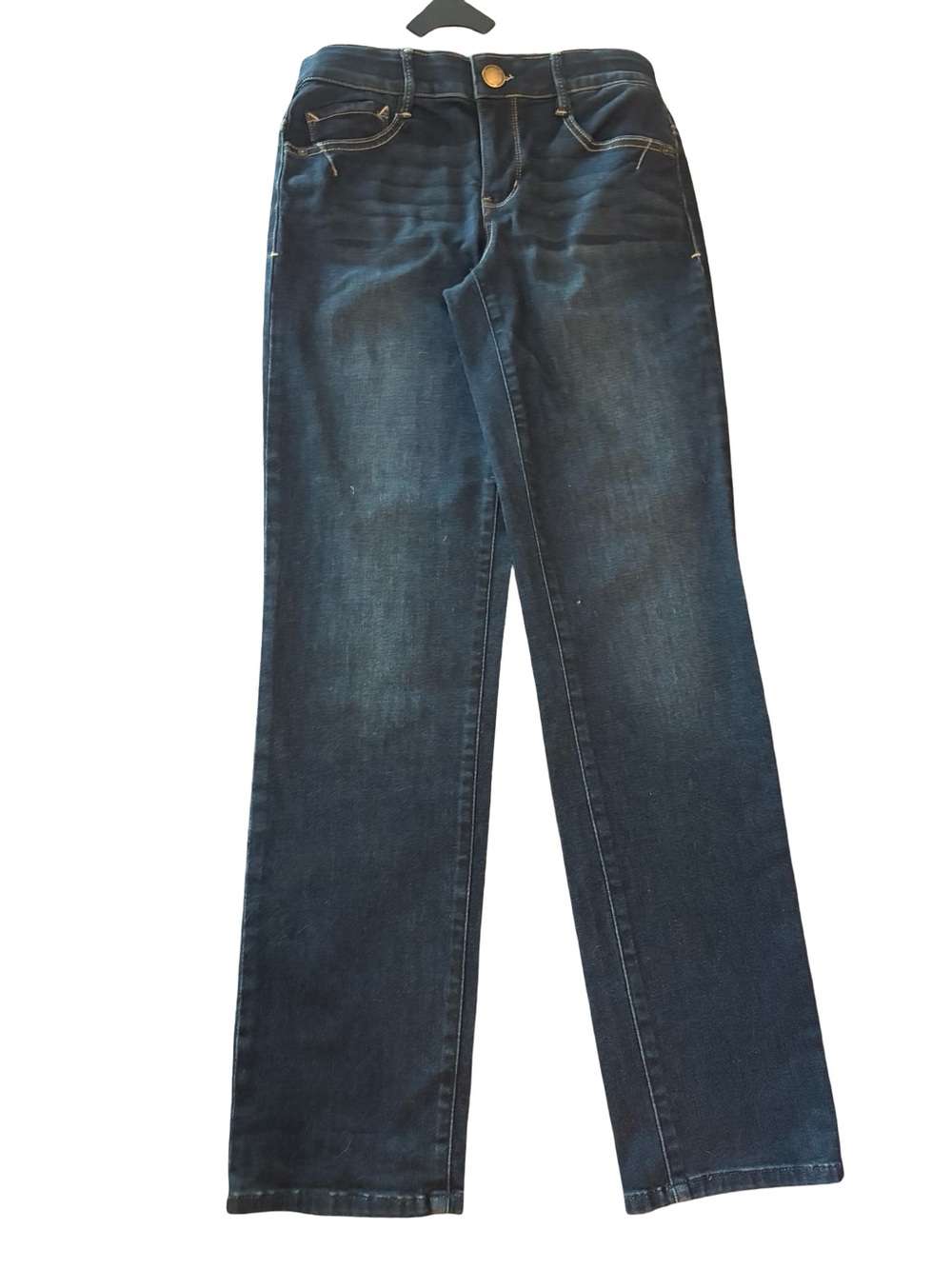 Democracy Stretch Straight Leg Dark Denim Women’s Jeans Size 6